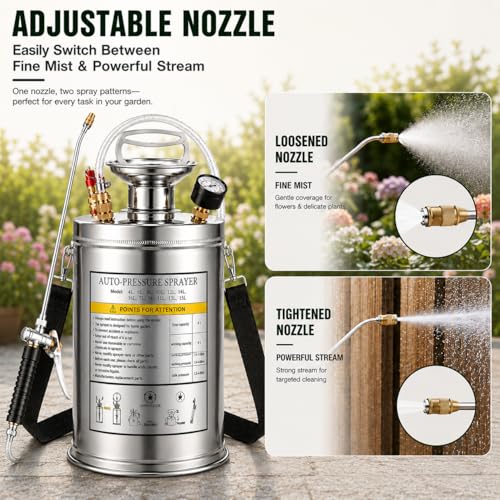 Stainless Steel Sprayer 3 Gallon