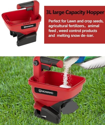 Handheld Grass Seed Spreader Compatible for Milwaukee 18V Battery