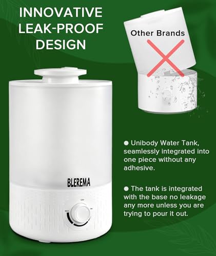 3L No Leak Plant Humidifiers for Grow Tent Greenhouse and Grow Room (Beige / Double hose)