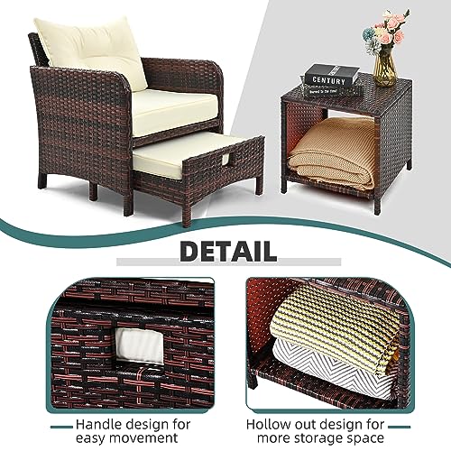 5 Pieces Patio Furniture Set