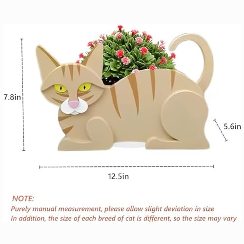 Yellow Cat Planter Pots