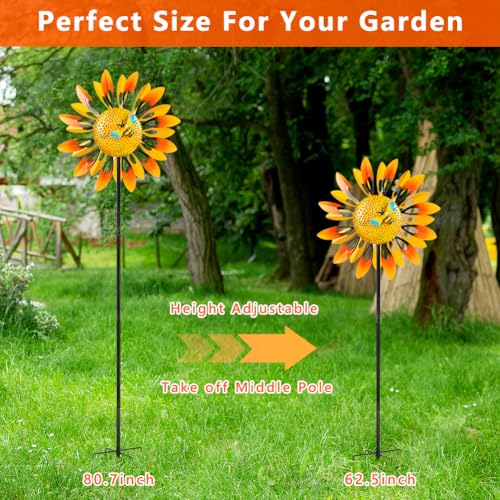 Sunflower Wind Spinners (Large-sunflower)