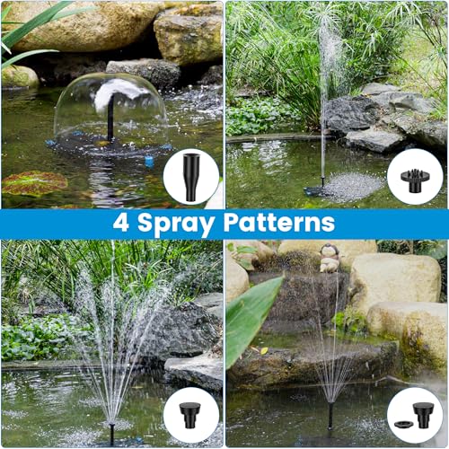 30W Solar Pond Filter Fountain for Outdoor Pond (30W)