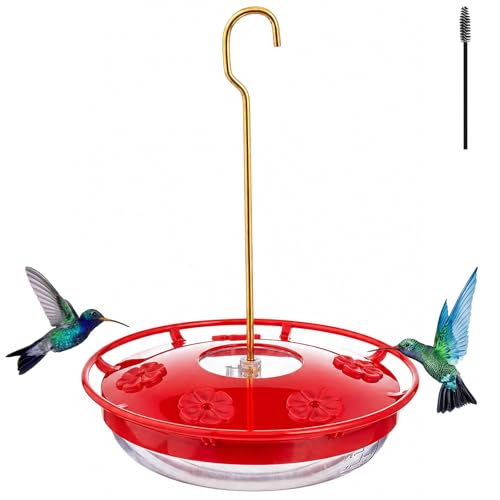 Saucer Hummingbird Feeders for Outdoors Hanging