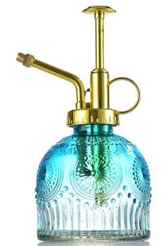 Glass Plant Mister Spray Bottle (dark or deep green)