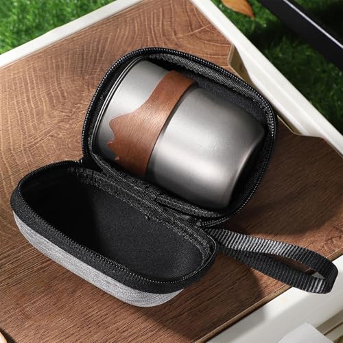 Titanium Kung Fu Tea Set Camping Teapot Kit