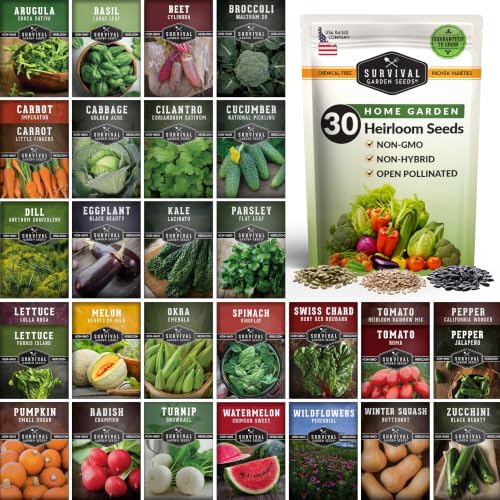 Home Garden Vegetable Seed 30 Variety Pack (30 Count)