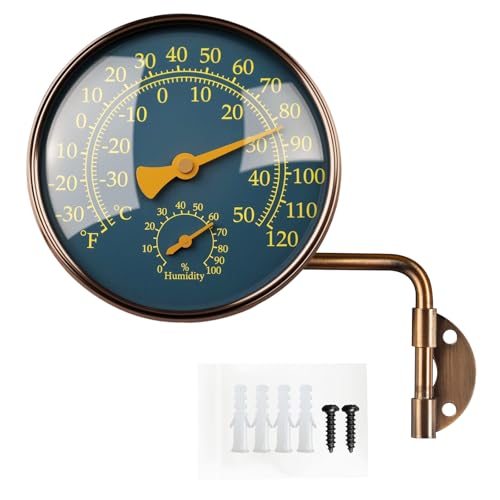 4" Outdoor Thermometer & Humidity Gauge