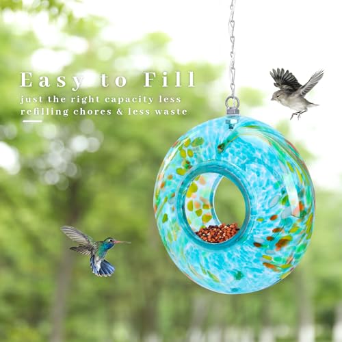 Glass Bird Feeder