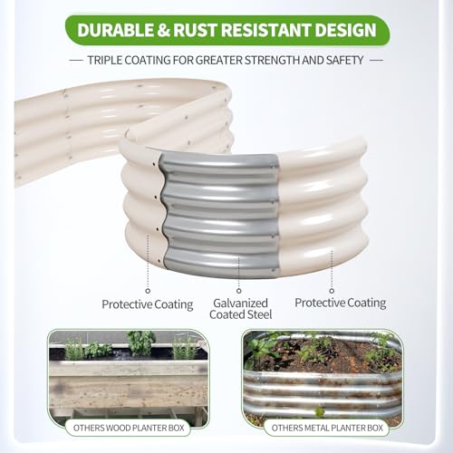 Galvanized Raised Garden Bed Outdoor