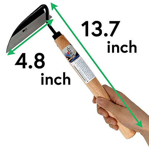Japanese Weeding Tool Very Sharp Edge Nejiri Gama