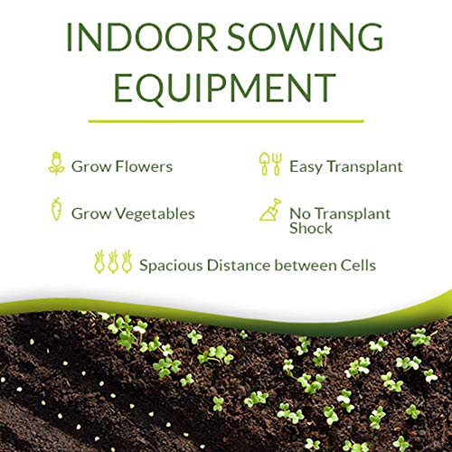 Bio Dome Seed Starter Kit with 60 Cell Planting Block