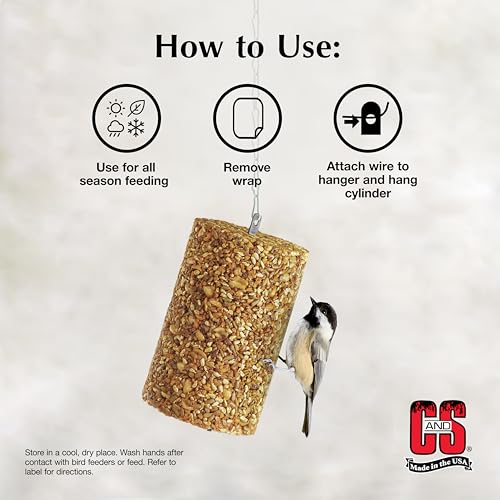Ready to Use Hot Pepper Bird Seed Cylinder (35.5 Ounce)