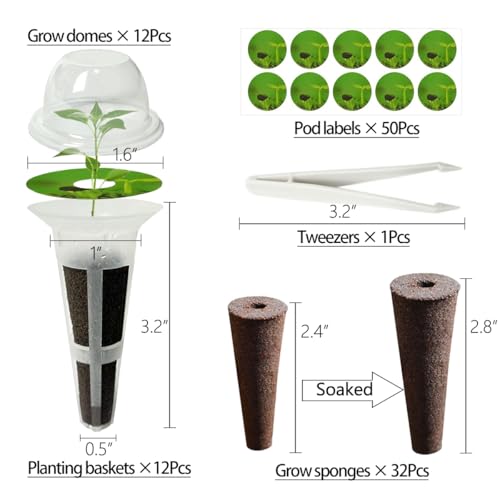 107pcs Seed Pod Kit for Aerogarden