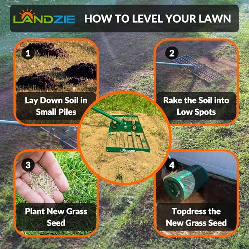 Lawn Leveling Rake 36 Inch