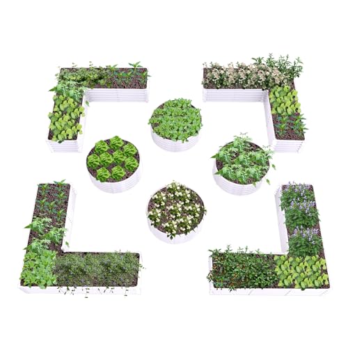 Anleolife 8 Bed 4ft Round & 74x74in L (8 Count)