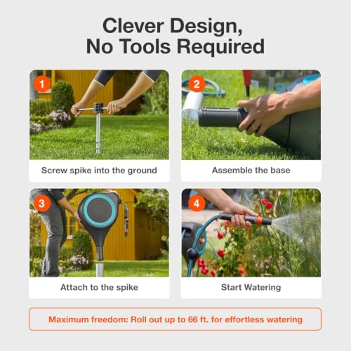 Automatic Retractable Garden Hose Reel
