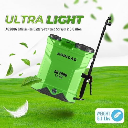 Battery Powered Backpack Sprayer 2.6 Gallon