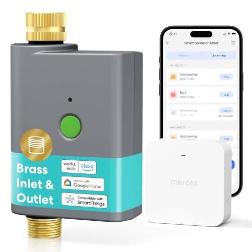 WiFi Water Timer for Garden Hose (Gray / Timer with Hub)
