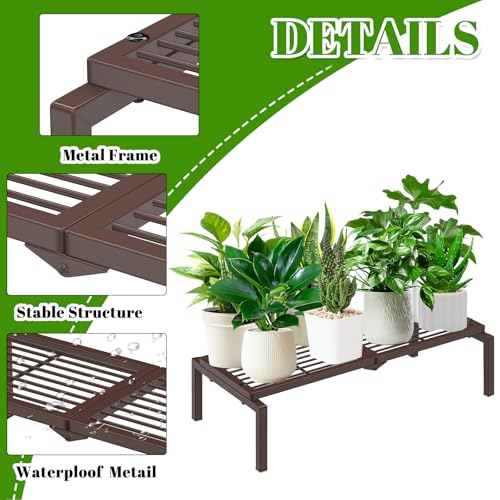 1 Tier Metal Plant Stand Indoor Outdoor