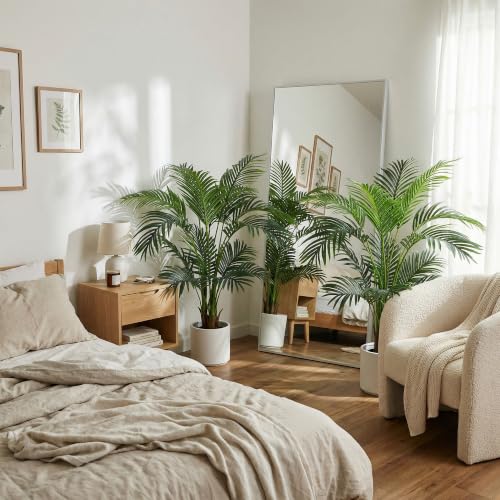 4ft 2 Pack Artificial Palm Tree Plants (2 Count)