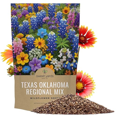 Texas Oklahoma Wildflower Seeds Mixture (60000 Count)