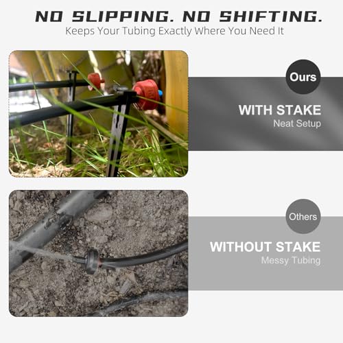 100 Pack Drip Irrigation Stakes for 1 (100 Count)
