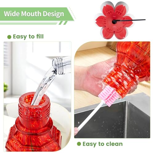 Hummingbird Feeders for Outdoors with Ant Moat
