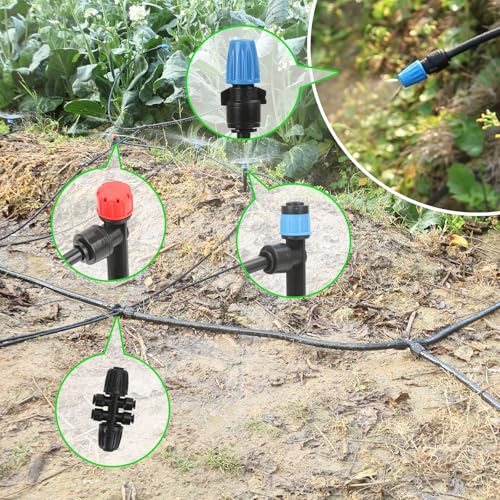184FT Drip Irrigation System Kit