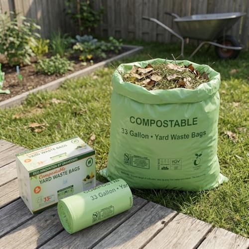 33 Gallon Compostable Trash Bags (40 Count)