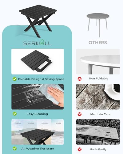 Small Folding Side Table