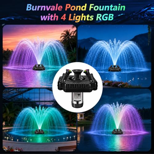 Pond Fountain Aerator (Black B)