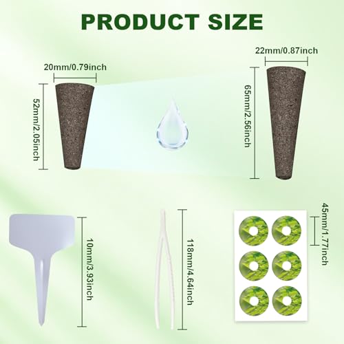 85 Pack Hydroponic Pods Supplies for Aerogarden Pods