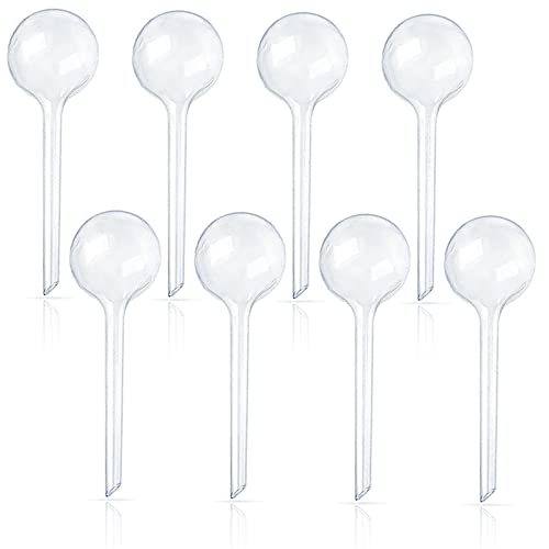8 Pcs Clear Plant Watering Globes