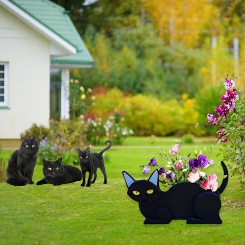 Black Cat Planter Pots