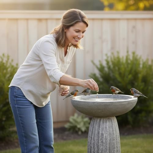 Modern Bird Bath