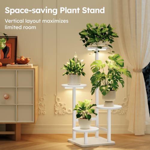 Plant Stand Indoor with Grow Light