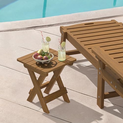 Small Outdoor Folding Side Table