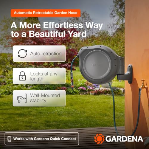 Retractable Garden Hose Reel (35.274 Ounce)