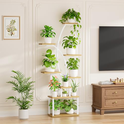 Plant Stand Indoor with Grow Lights (8 Count)
