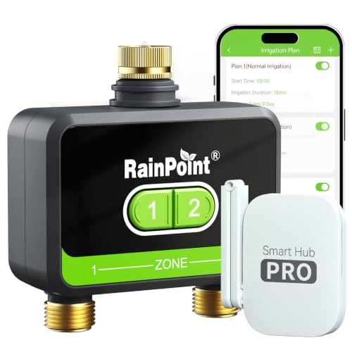 2 Zone WiFi Water Timer (Dark Green / 2 Zone)