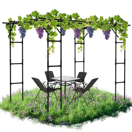 87"H x 118"L Garden Arch Trellis (87" H x 118" L x 79" W/Square)