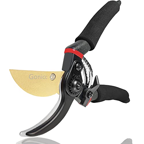 8" Professional Premium Bypass Titanium Pruning Shears