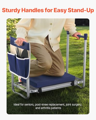 Large Folding Garden Kneeler and Seat Heavy Duty