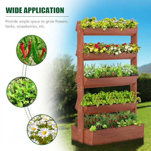 Wood Vertical Raised Garden Bed
