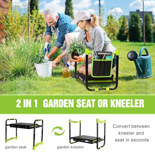 10.9in Wide Foldable Garden Kneeler and Seat