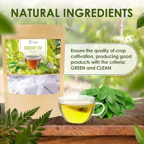 Premium Soursop Leaves Tea Bags (40 Count)