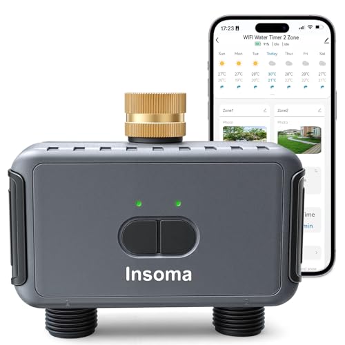 2 Zone WiFi Water Timer for Garden Hose (2 Zone-Metal-WiFi)