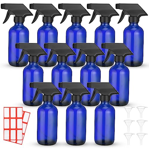 12 Pcs 8 oz Glass Spray Bottles