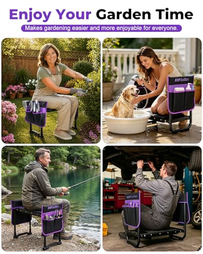 Garden Stool & Kneeler 7 (Purple)